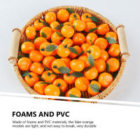 20 Pcs Frutas Artificiales Naranja Mandarinas Decoraciones De Imitación Para Escritorio Adornos De Escena Fotografía Propiedad De Algodón Origen China Continental - details 0