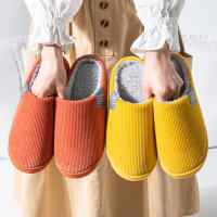 Tufo De Algodón Grueso Para Mujer Y Hombre Pantuflas De Interior Y Exterior Antideslizantes Y Cálidas Con Diseño Lindo Suela Gruesa Pantuflas De Invierno - details 4