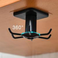 Soporte giratorio para utensilios de cocina 360, soporte para utensilios de cocina de 2 UDS Con 6 Ganchos, estante de almacenamiento sin perforación - details 2
