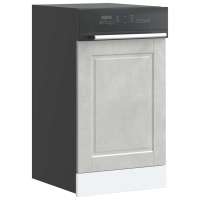vidaXL Panel lavavajillas Porto madera contrachapada roble artesanal en color Roble artisan/Blanco brillante/Blanco y más - details 4