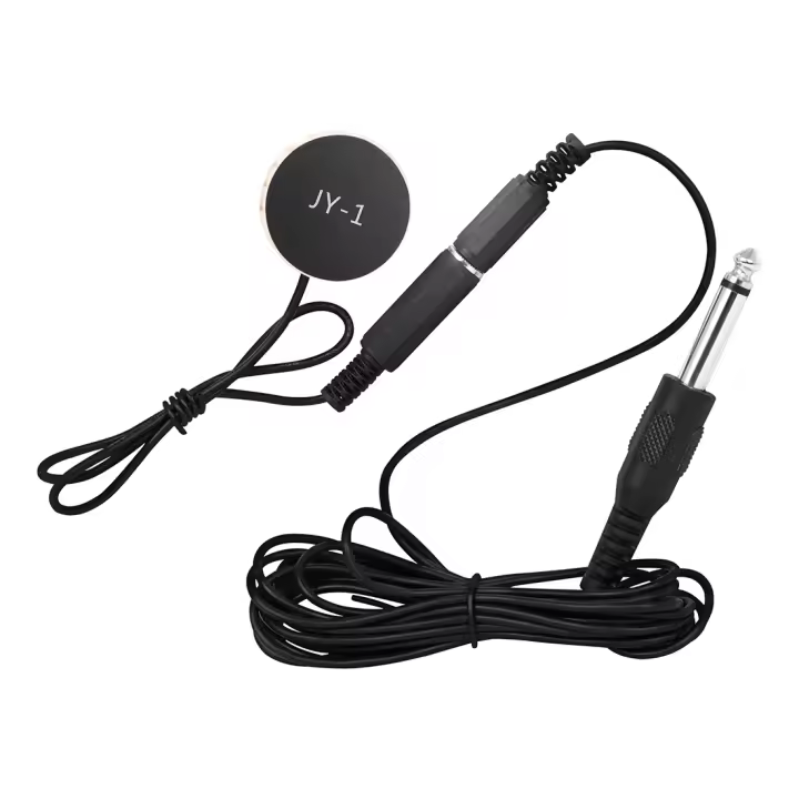 Recogedor De Sonido Para Guitarra Acústica Sensibilidad Alta Con Velcro Accesorios Para Violín Y Instrumentos Cuerdanos Partes Plásticas Negras - 1