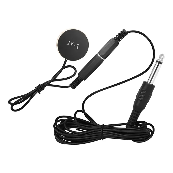 Recogedor De Sonido Para Guitarra Acústica Sensibilidad Alta Con Velcro Accesorios Para Violín Y Instrumentos Cuerdanos Partes Plásticas Negras - 1