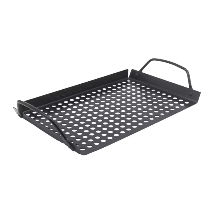 Plato De Barbacoa Con Manos a Prueba De Adherencia Para Asar Y Cocinar Al Aire Libre Y Interior Plataforma De Sazón Nonstick Para Camping - 1
