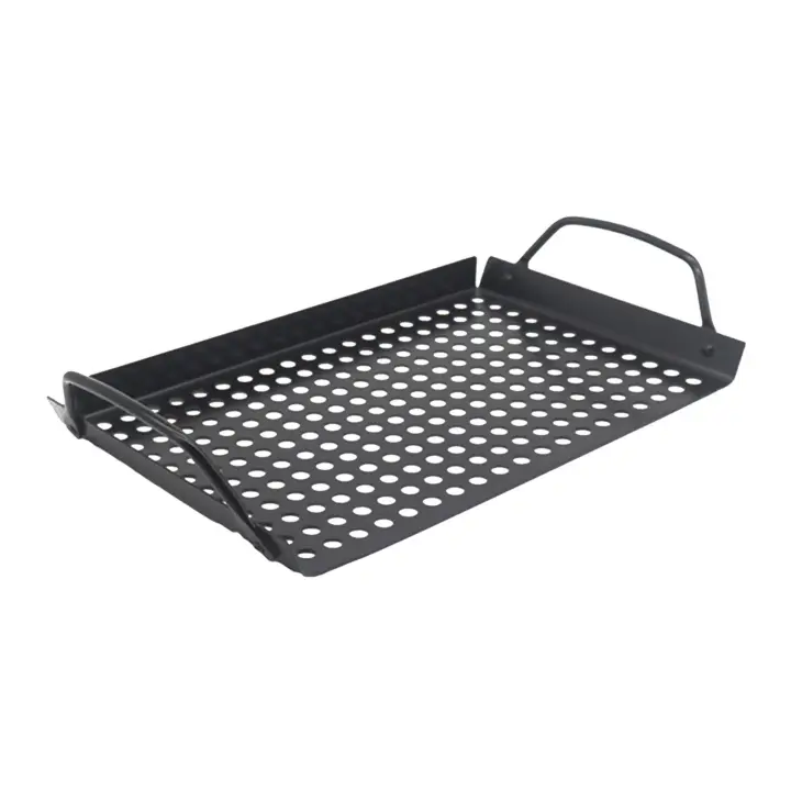 Plato De Barbacoa Con Manos a Prueba De Adherencia Para Asar Y Cocinar Al Aire Libre Y Interior Plataforma De Sazón Nonstick Para Camping - 1