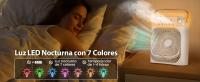 Mini Aire Acondicionado Portatil, 5 en 1 Refrigerador de Aire Portatil, Mini Refrigerador de Aire Móvil Ventilador, 3 Velocidades, Modos de Niebla, 7 LED Hogary, 2-8H Cronometrado - details 2