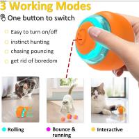 Juguete Interactivo Para Gatos ATUBAN Bola De Mueble Activada Por Movimiento Juguete Inteligente Para Ejercicio Y Entretenimiento Para Gatos Domésticos - details 0