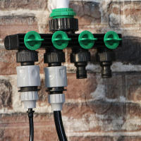 Adaptador De Conexión Rápida Para Riega Jardín Tubo De Riego 1/4'' 3/8'' Conexiones Para Plantas Tubería De Riego Juntas De Tubería - details 3