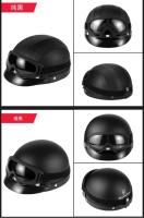 Casco De Cuero Vintage Para Harley Para Hombres Y Mujeres Casco De Invierno Cálido Universal Ligero Medio Para Bicicletas Eléctricas Regalo Genial - details 10