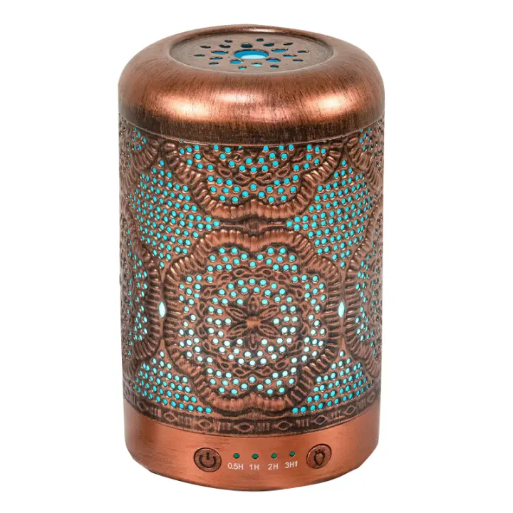 Humidificador Aceites Esenciales, 100ML, Difusor Ultrasónico, Con LED de 7 Colores - 1