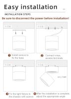 Spotlight LED Para Decoración De Sala De Estar Y Pasillo Lámpara De Techo Montada En Superficie Y Recogida Iluminación Focalizable Sin Químicos De Alta Potencia Fuente De Luz LED Garantía De Un Año - details 4