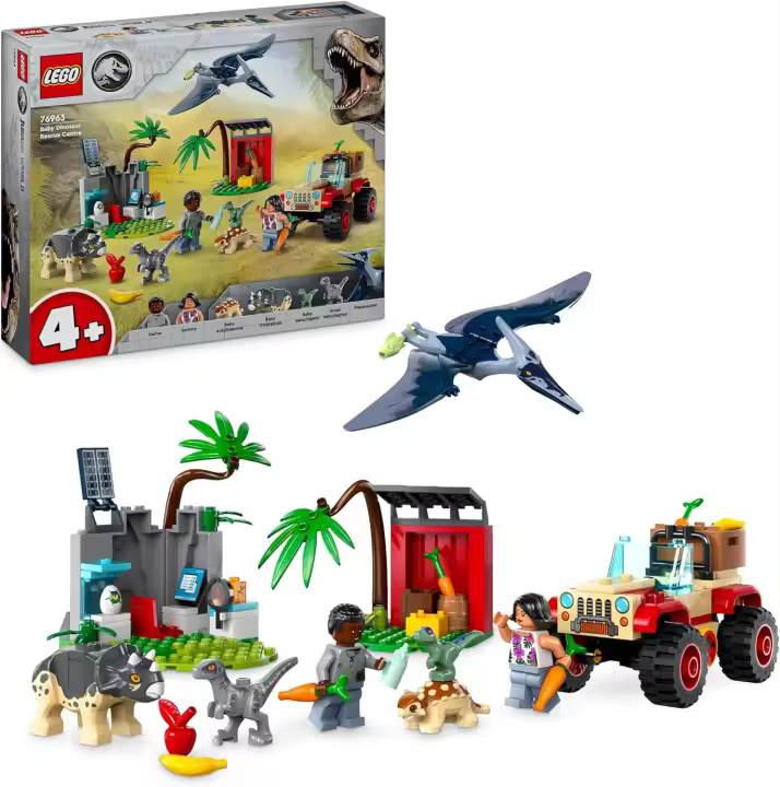 Lego Jurassic World 76963 Centro de Rescate de Crías de Dinosaurio Lego - 1
