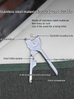 Cuchillo Mini 6en1 Con Llavero Herramienta Multifuncional De Acero Inoxidable Escala a Colgante Cadena Puerta Bolsillo Cutter - details 2