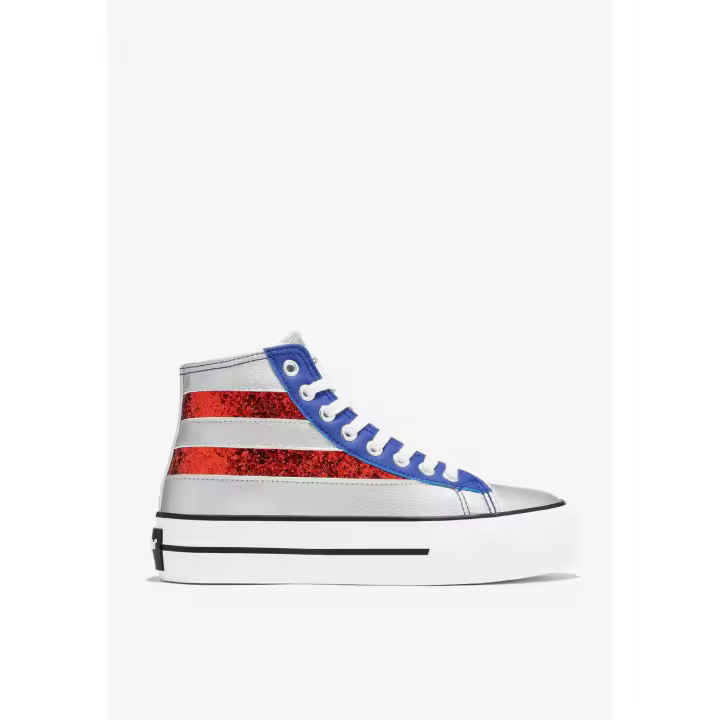D.Franklin Zapatillas Altas Abotinadas One Way- Zapatillas de vestir para Mujer - Moda casual Mujer - Zapatillas Cómodas - 1