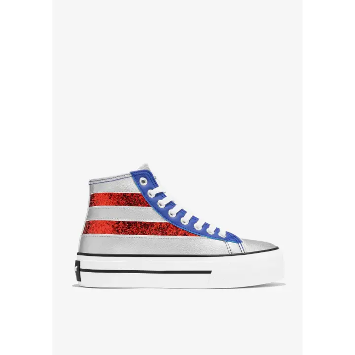 D.Franklin Zapatillas Altas Abotinadas One Way- Zapatillas de vestir para Mujer - Moda casual Mujer - Zapatillas Cómodas - 1