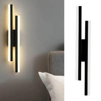 Lámpara De Pared LED Para Dormitorio Estilo Moderno Con Armadura De Cobre Y Abrazadera De Acrílico Iluminación Interior Para Sala De Estar Pasillo - details 0