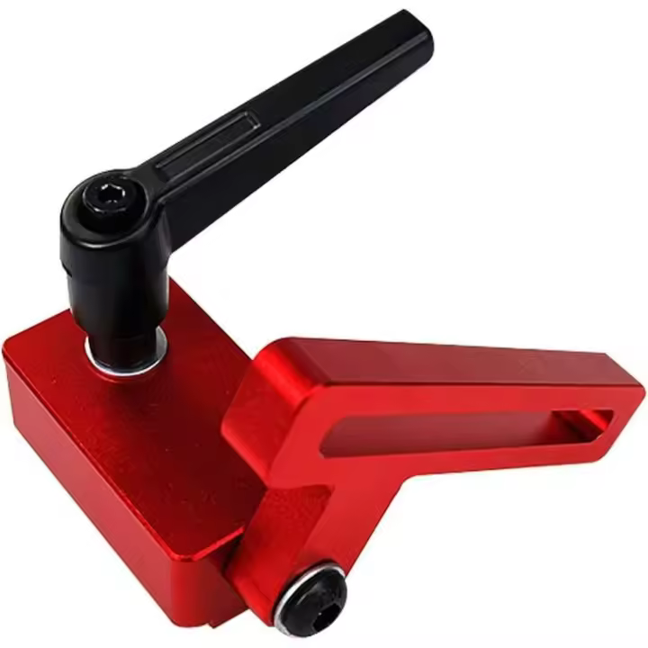 Soporte de riel para carpintería, herramienta de tope de riel de inglete para bricolaje,tope de riel de inglete con ranura en T,herramienta de carpintería para bricolaje - 1