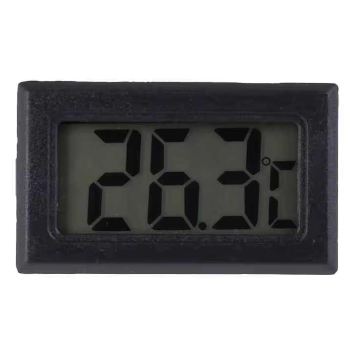 1Pc Mini Termómetro Higrómetro Digital LCD Medidor De Temperatura Y Humedad Para Interior - 1