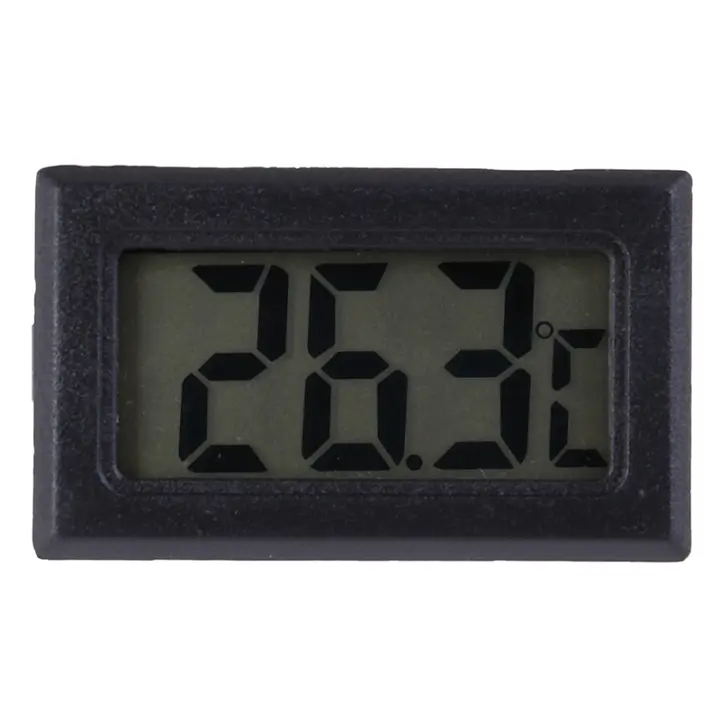 1Pc Mini Termómetro Higrómetro Digital LCD Medidor De Temperatura Y Humedad Para Interior - 1