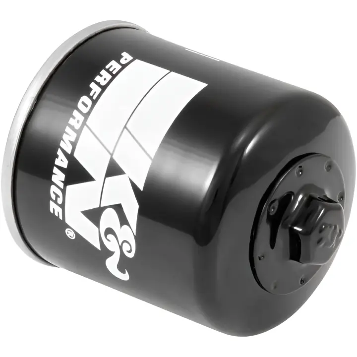 K&N Filtro de Aceite Powersports - Roscado 66x71mm compatible con Kawasaki, Honda, Triumph, Yamaha (KN-204-1) - 1