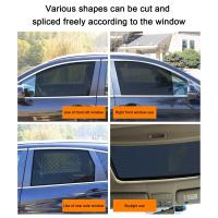 2Pcs Pegatinas De Sol Para Coche Electrostáticas Bloqueo De Luz Y Calor Para Ventanas Lateral Traseras Película De Cubierta - details 8