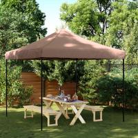 vidaXL Carpa Pleglable Pop-Up 3x3 m Gazebo Caseta Jardín Patio Color Antracita,  Beige,  Burdeos y mas - details 6