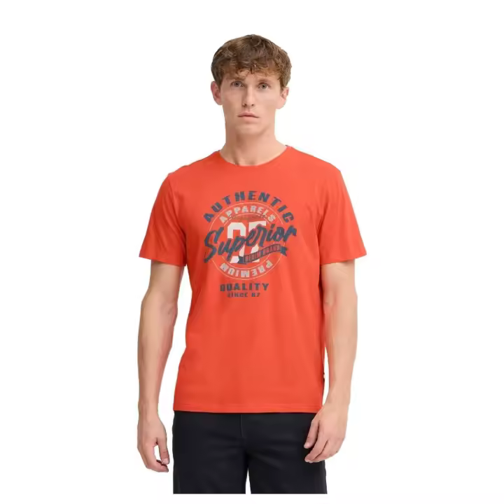 Camiseta de Manga Corta Jack&Jones  para hombre en color naranja - 1
