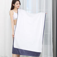 Toalla De Baño De Microfibra Absorbente Y Gruesa Para Secado De Cabello Y Limpieza Del Coche Uso En Salones De Belleza Y Hogar - details 3