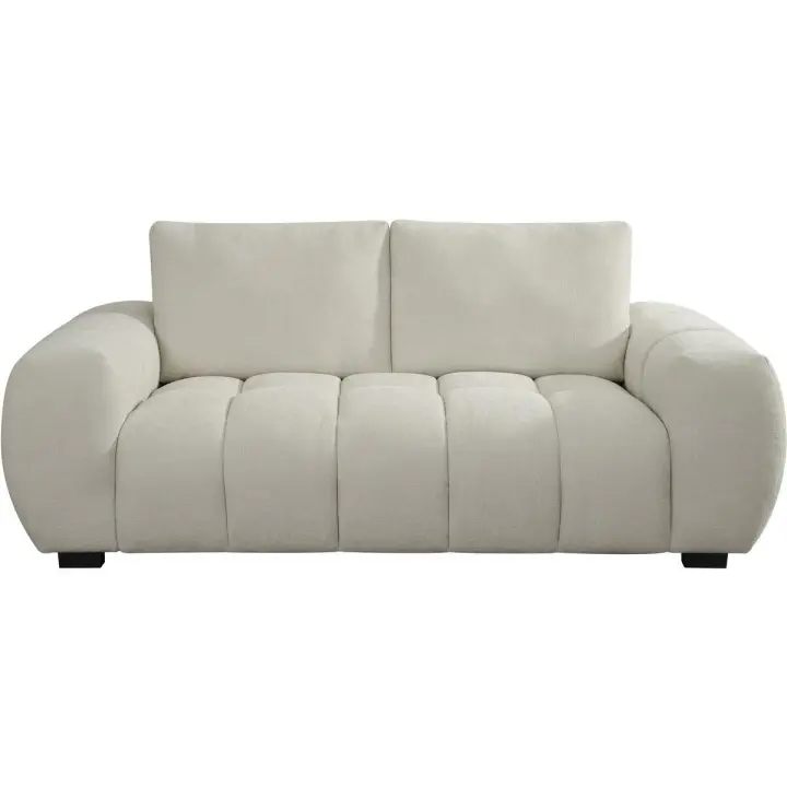 Sofá de chenilla "Cambon" - 3 plazas - Beige - 1