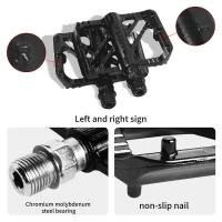 Pedales De Bicicleta BUCKLOS Antideslizantes Con Rodamientos Sellados Aleación De Aluminio Plataforma De Pie Para Mountain Y Road Bicicleta Piezas De Bicicleta - details 5