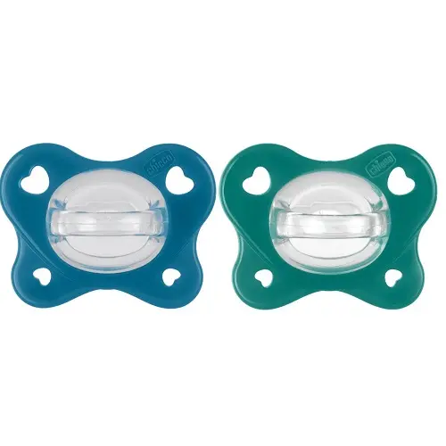 Chicco Chupete Ph Dual Soft Silicona Azul 16-36M 2Uds - 1