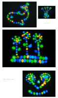100Pcs Decoraciones De Piedra Noctilucentas Artificiales Para Acuario Jardín Vaso 13x17cm Resina Colorida Lumínescente Decoración Para Pared - details 4