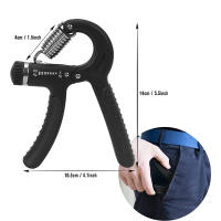Entrenador De Fuerza De Agarre Con Acero Inoxidable Antideslizante Para Mejorar Mano Dedos Y Antebrazo 11lbs-132lbs(5kg-60kg) - details 1
