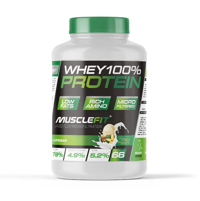 Whey 100% Protein 2000g - MuscleFit│MUSCLECULT Rincón  Concentrado de Proteína para Creación de Músculo - 1
