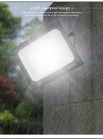 Lámpara De Inundación LED 200W Para Exteriores Con Vidrio Templado Luz De Proyector LED IP66 Impermeable Para Jardín Y Garage 220V - details 7