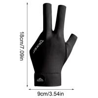 Guante De Snooker Elástico Para Mano Izquierda Y Derecha Antideslizante De Spandex Accesorios De Entrenamiento Para Billar - details 1