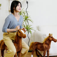 Muñeco De Peluche Caballo Realista 28cm Juguete Clásico De Alta Calidad Para Regalo De Cumpleaños Material Coton PP Adecuado Para Todas Las Edades - details 4