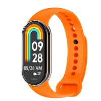 Ociodual Correa de Recambio Compatible con Xiaomi Mi Band 9 y Mi Band 8, de color Naranja, Repuesto de Silicona Suave Flexible Sport Goma Transpirable - details 1