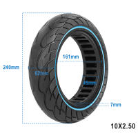 Pneumáticos Tubless 10X2.5 Para Scooter Eléctrico Ninebot Max G30 Neumático Sólido 60/70-6.5 Resistente a Explosiones Rueda Hueca De Miel Para Reparación De Scooters - details 26