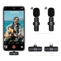 Mini Micrófono Bluetooth Inalámbrico Lavalier Para iPhone Android PC Transmisor De Botón De Lavalleja Para Teléfono Móvil Y Computadora - details 0