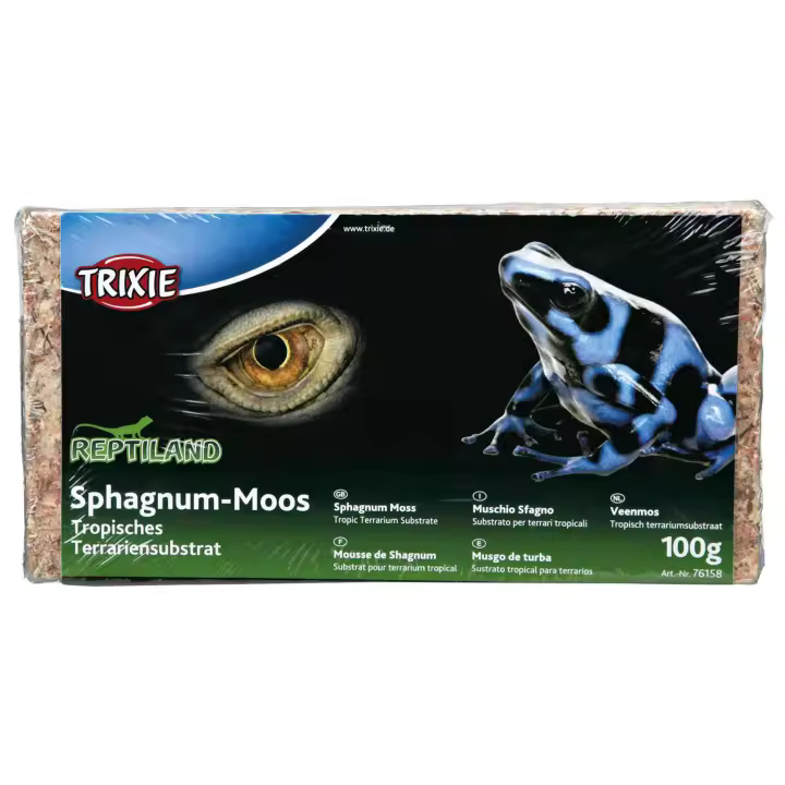 Trixie Musgo Sphagnum - Aumenta la Humedad en el Terrario - Abono Nutritivo para Plantas - Sin Químicos Añadidos - 4 5 L - 1
