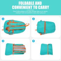 Mochila ultraligera de 20 litros, mochila plegable, mochila de senderismo portátil, mochila impermeable, bolsa multifuncional para acampar al aire libre, adecuada para exteriores, unisex - details 6