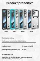 Funda Impermeable Para Teléfono Compatible Con Apple/Huawei/Samsung/Xiaomi Cubierta Completa Transparente Antipolvo Y a Prueba De Agua - details 3