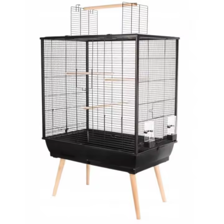 Jaula de pájaros Zolux Neo Jili H80 Negro - 1