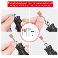 Grinder Portátil Para Cadena De Motosierra Herramienta De Pulido Eléctrica Con Guía Y Cabeza De Pulido Set De Afilador Para DIY En El Hogar - details 4