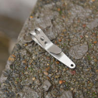 Clip De Mochila Portátil De Acero Inoxidable Y Metal Plateado Hebilla De Llave EDC Mini Herramientas De Exterior 1-10 Pcs - details 5