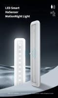 Lámpara Nocturna Inteligente LED Con Sensor De Movimiento Iluminación Automática Recargable 1000mAH Para Dormitorio - details 0