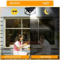 Lámpara Solar Exterior Inteligente De 100 LEDs Impermeable Para Iluminación De Jardín Y Calle Puerta De Hierro Moderna - details 0