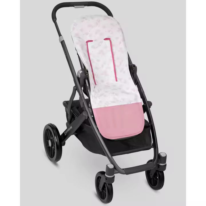 Colchoneta verano silla estrecha paseo Biloba Paz Rodríguez rosa azul y verde - 1
