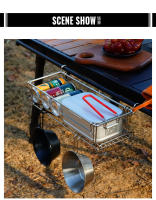 Estante De Aluminio Plegable Para Mesa De Camping Con Almacenamiento Y Red Mesh Colgante Expansión IGT Soporte Para Mesa Exterior - details 17