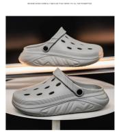 Zapatillas De Hombre Para El Jardín Y La Playa Zapatos De Comodidad Con Suela Gruesa Sandalias De Casa Exterior Clogs EVA Medio Tacón Estilo Sólido - details 22